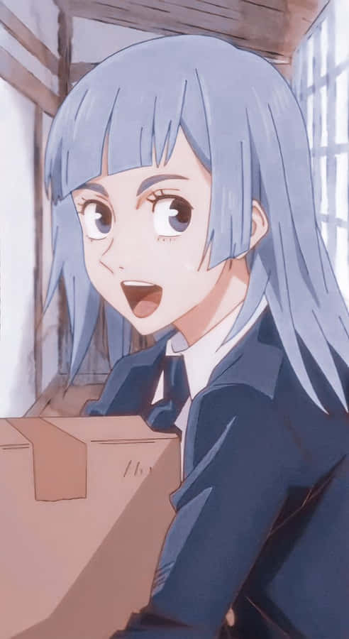 Kasumi Miwa Anime Character Surprised Wallpaper