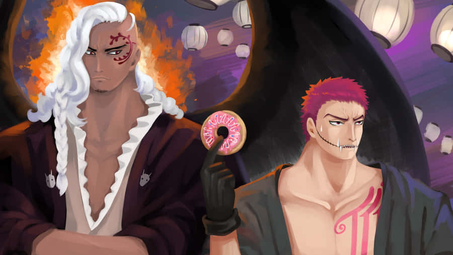 Katakuri And Luffy Showdown Wallpaper