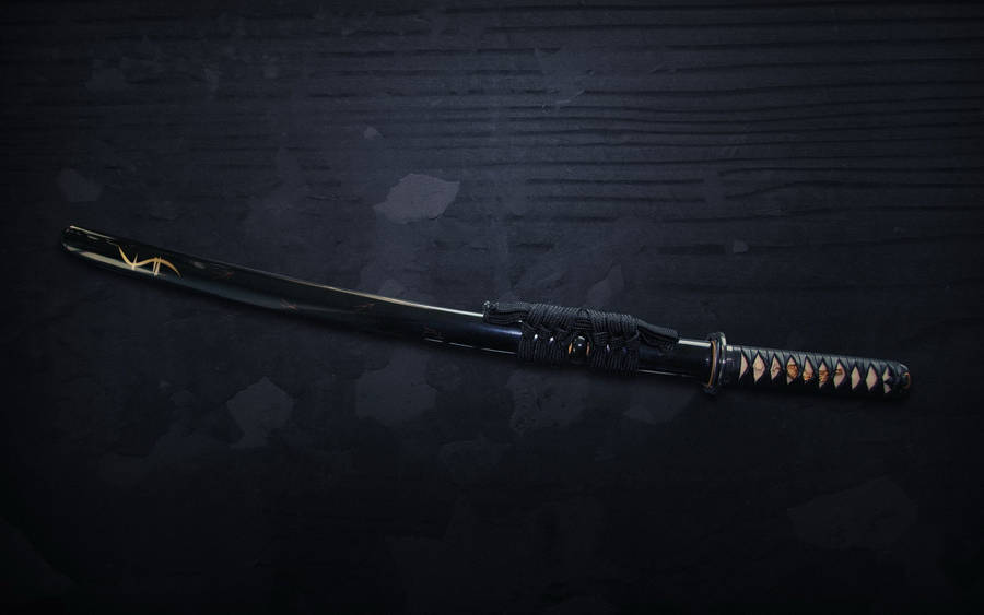Katana Sword In Its Scabbard Wallpaper