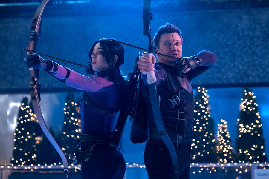 Kate Bishop Clint Barton Archers Hawkeye Wallpaper