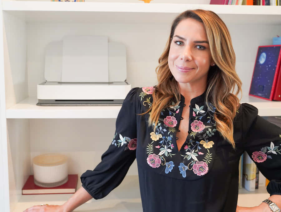 Kate Ritchie Posing Confidently In A Stylish Photoshoot Wallpaper