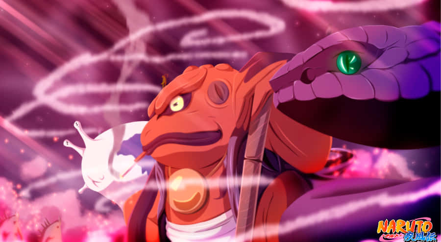 Katsuyu - The Giant Slug Summon Of Tsunade Senju In Naruto Series Wallpaper