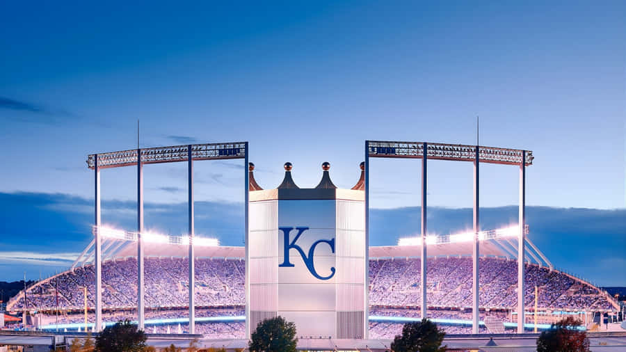 Kauffman Stadium Exterior View Wallpaper