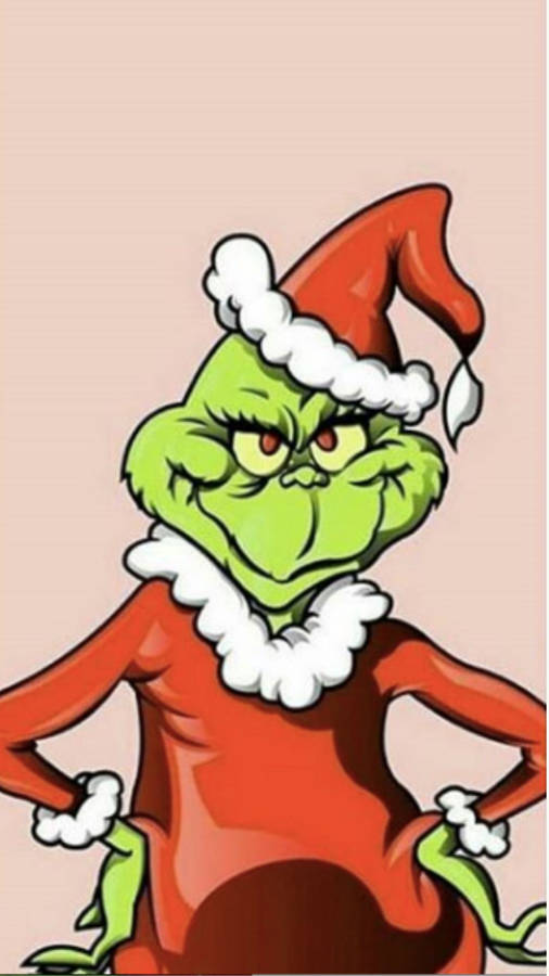 Kawaii Christmas Grinch Wallpaper