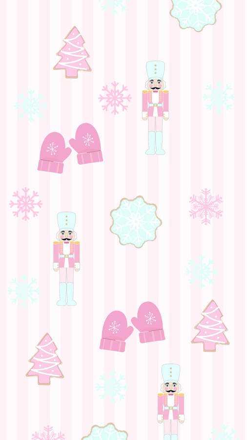 Kawaii Christmas Yeoman Warders Wallpaper