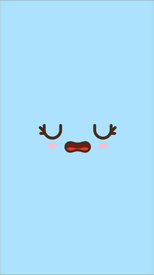 Kawaii Emoticon 1080 X 1920 Wallpaper Wallpaper