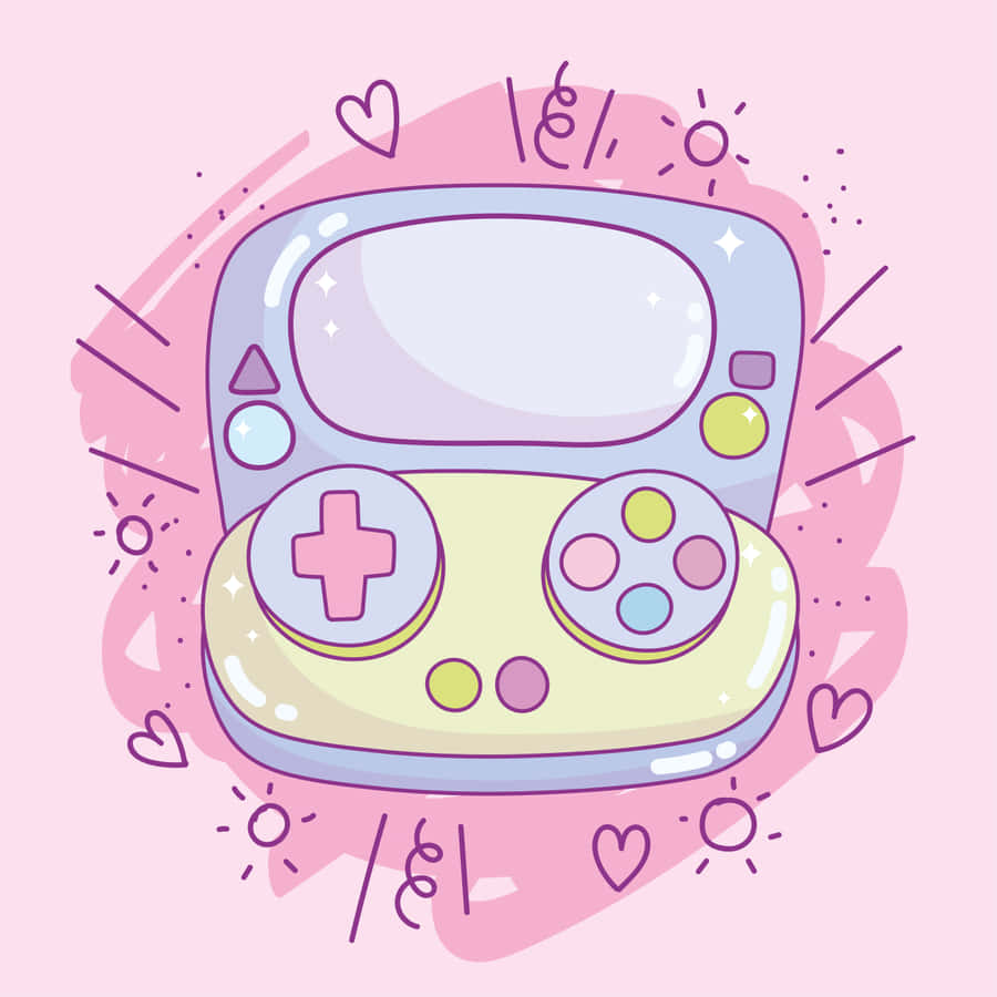 Kawaii Gaming Adventure Wallpaper