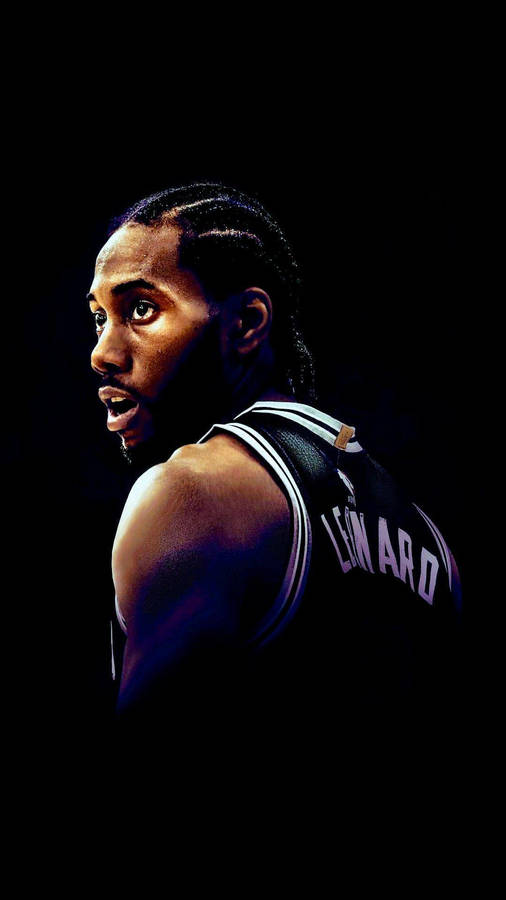 Kawhi Leonard In Dark Art Wallpaper