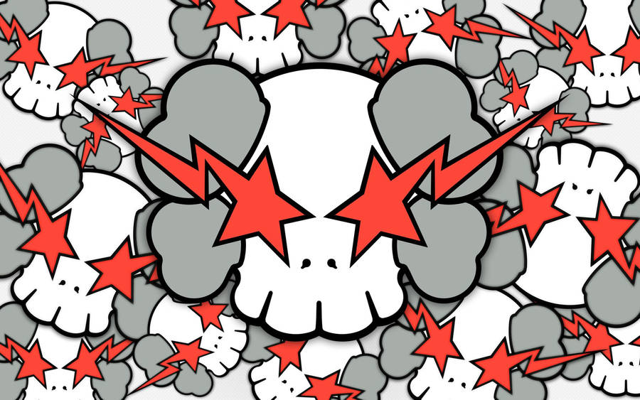 Kaws Bape Star Eyes Wallpaper