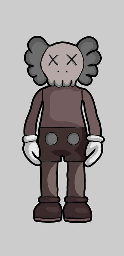 Kaws Character Illustration Wallpaper