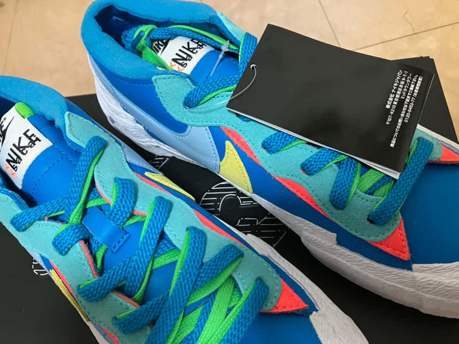 Kaws Nike Collaborative Sneakers Wallpaper