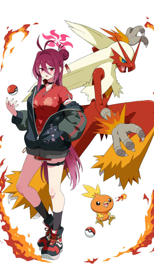Kayama Reijo Pokemon Trainer Wallpaper