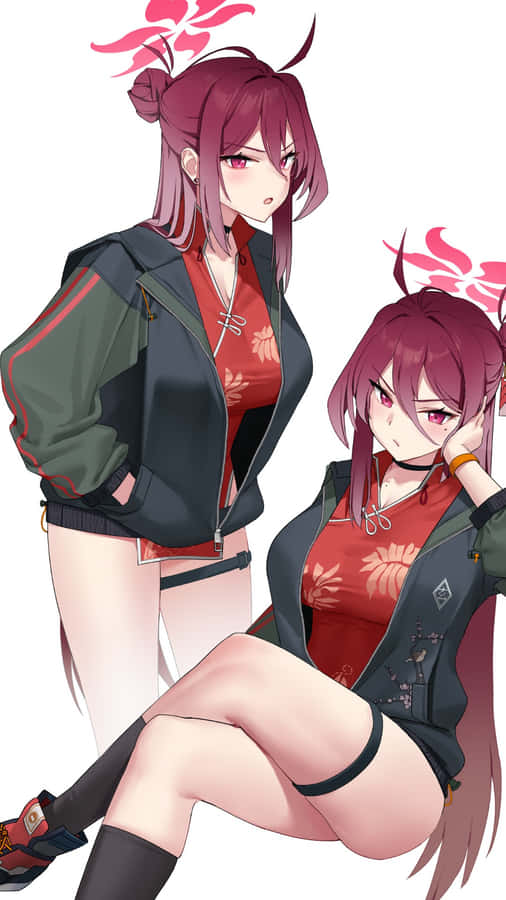 Kayama Reijo Stylish Poses Wallpaper