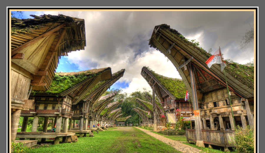 Ke'te' Kesu' Toraja In Sulawesi Wallpaper