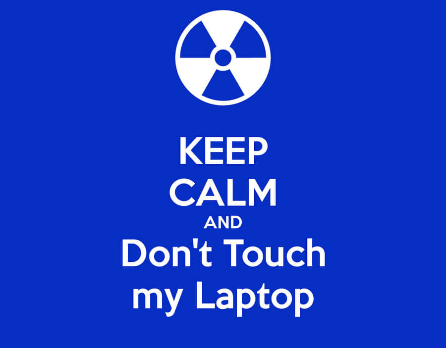 Keep Your Fingers Away From My Workspace! Wallpaper