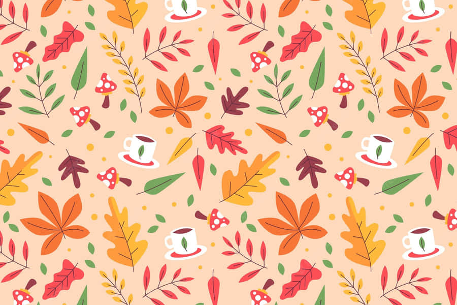 Keep Your Memories Alive With This Cute Autumn-themed Iphone Wallpaper! Wallpaper