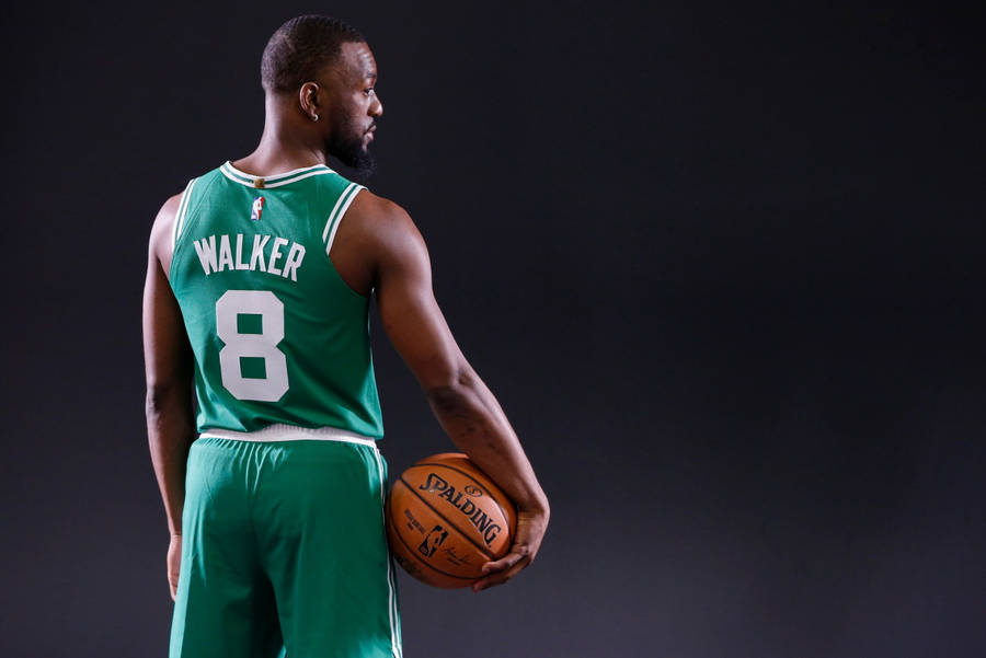 Kemba Walker Back Turned Profile Wallpaper