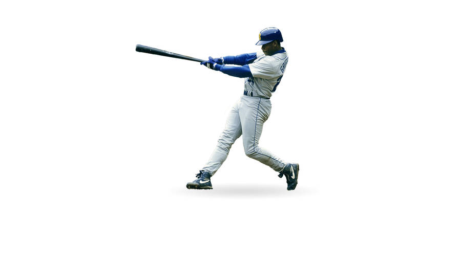 Ken Griffey Jr White Background Wallpaper