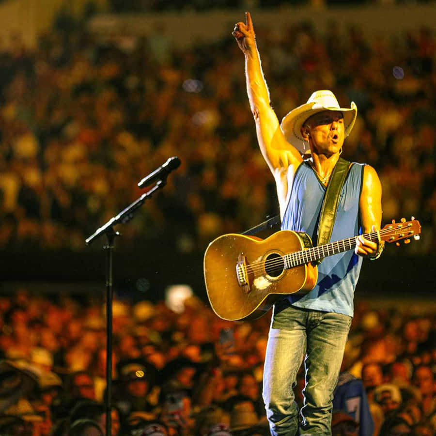 Kenny Chesney Concert Performance Wallpaper