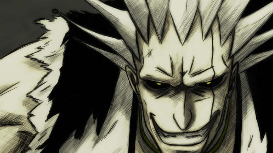 Kenpachi Zaraki Dispatching Of His Foe Wallpaper