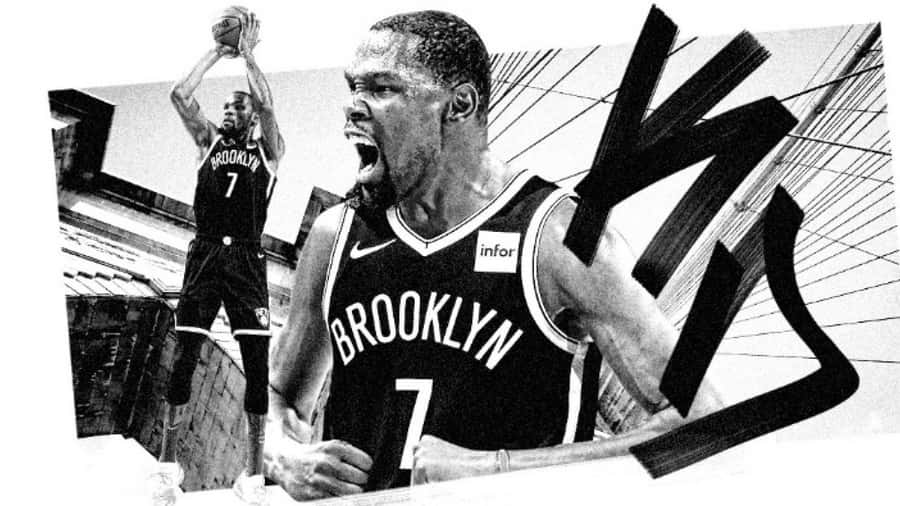 Kevin Durant Nets Edit Wallpaper