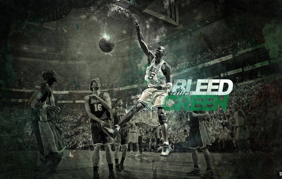 Kevin Garnett Bleed Green Wallpaper