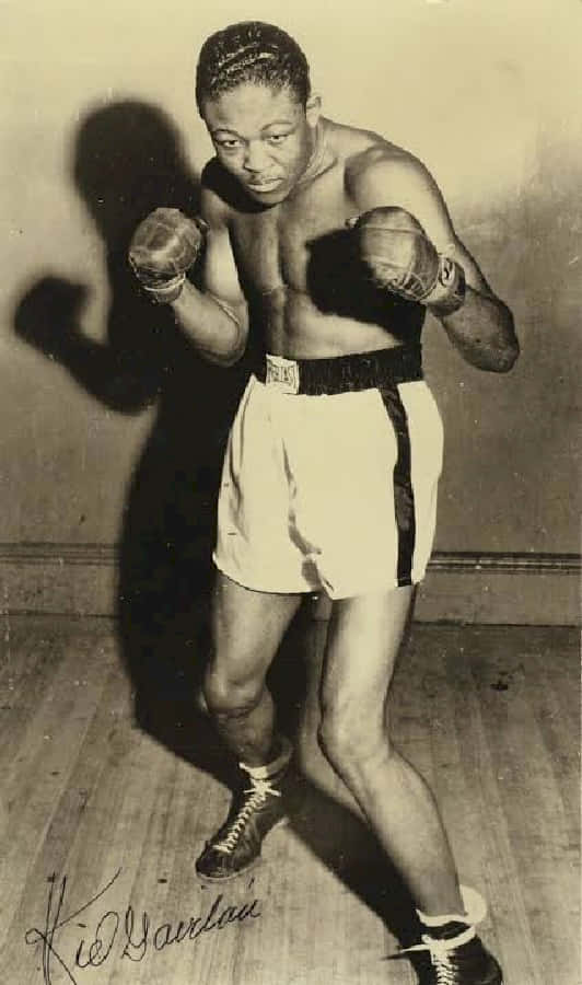 Kid Gavilan Black Signature Wallpaper