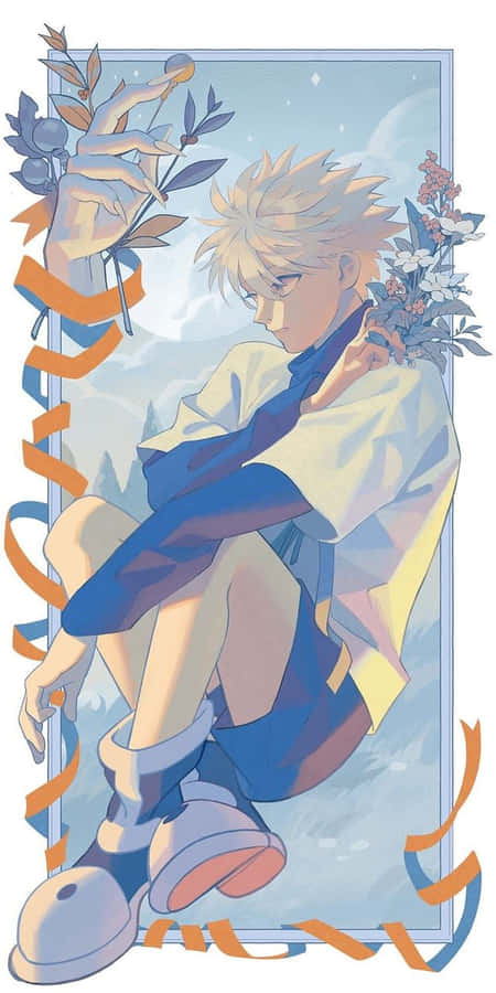 Killua Painting Hunter X Hunter Pfp Wallpaper