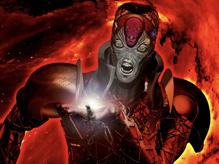 King Crimson Posing Powerfully In Jojo's Bizarre Adventure Wallpaper