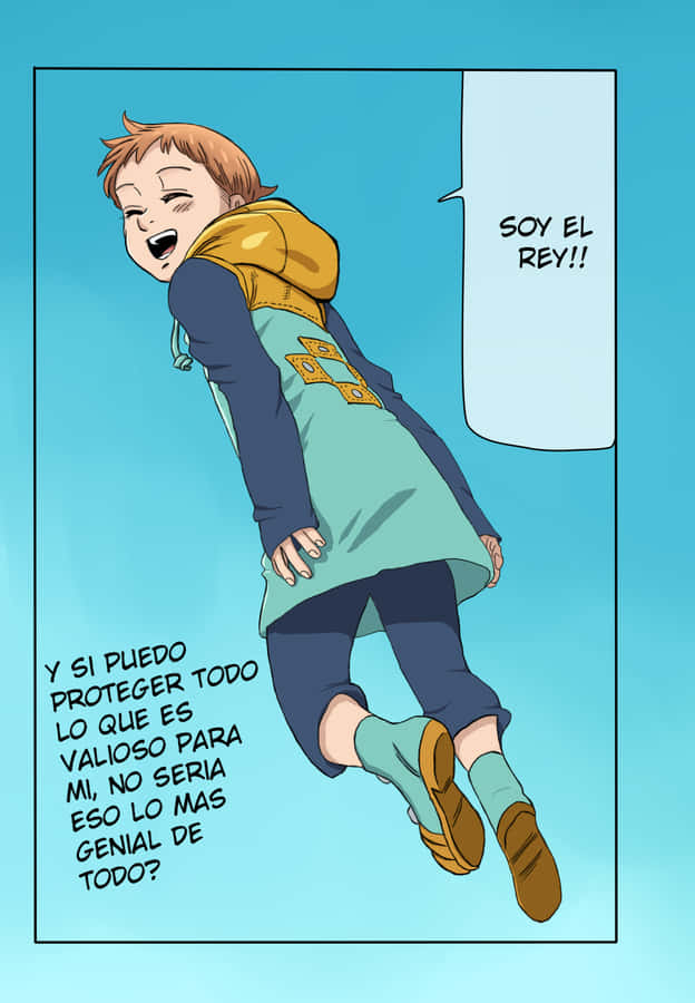 King From The Seven Deadly Sins Anime Series Wallpaper