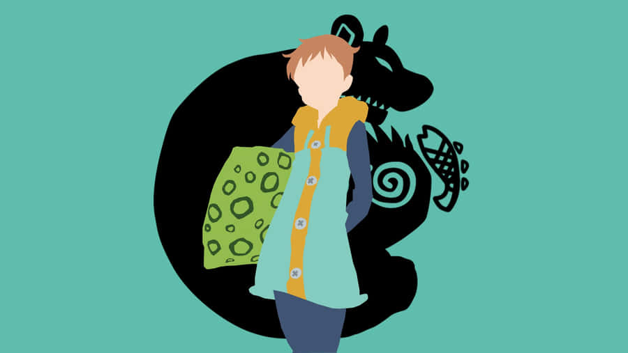 King, The Grizzly's Sin Of Sloth, Unleashing His Full Power In The World Of Seven Deadly Sins Wallpaper