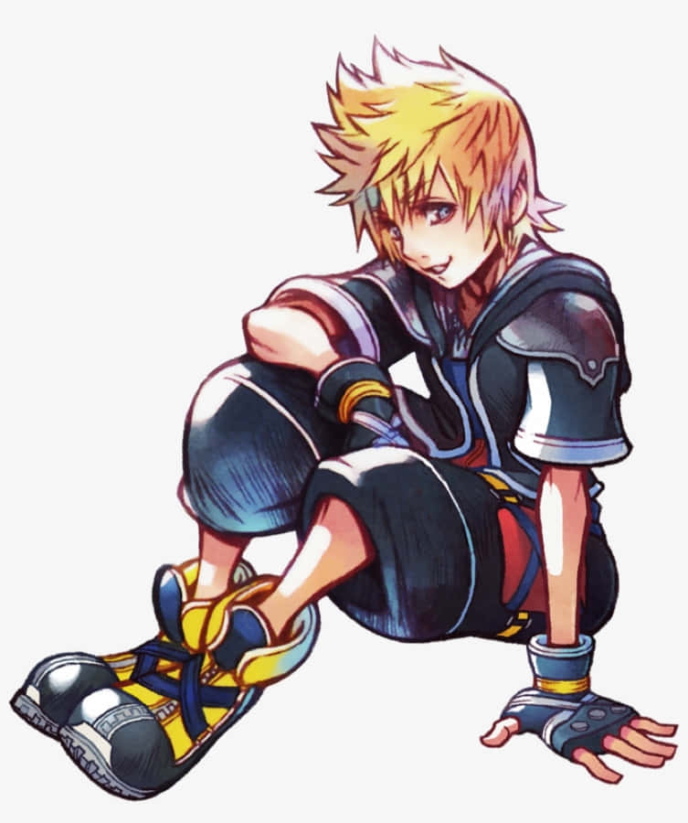 Kingdom Hearts: Ventus In Action Wielding Keyblade Wallpaper