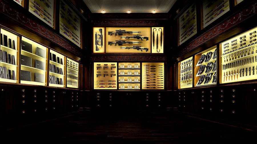 Kingsman Weapon Room Wallpaper