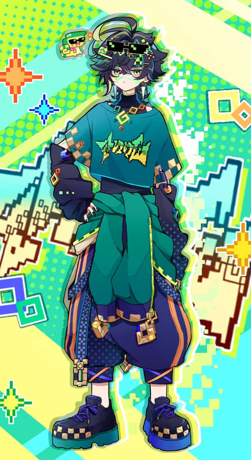 Kinich Digital Style Character Wallpaper