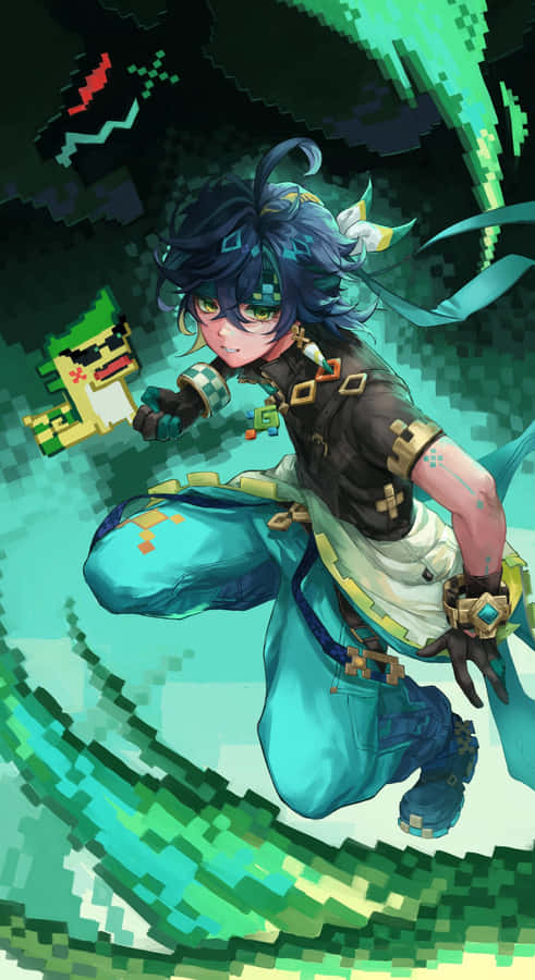 Kinich Digital Warrior Wallpaper