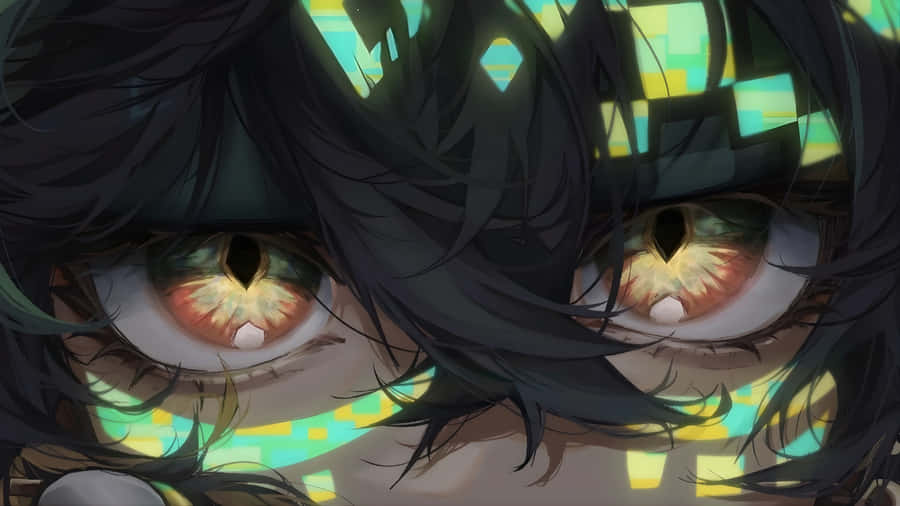 Kinich Golden Eyes Closeup Wallpaper