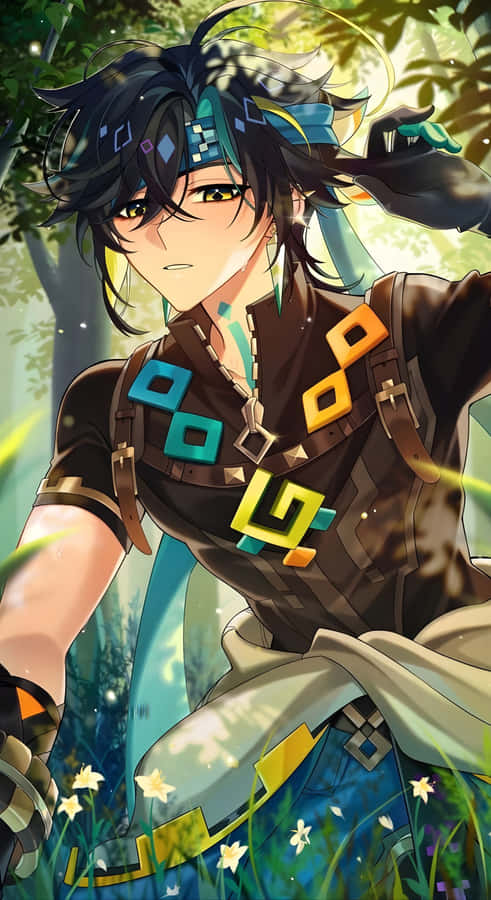 Kinich In Forest Light Wallpaper