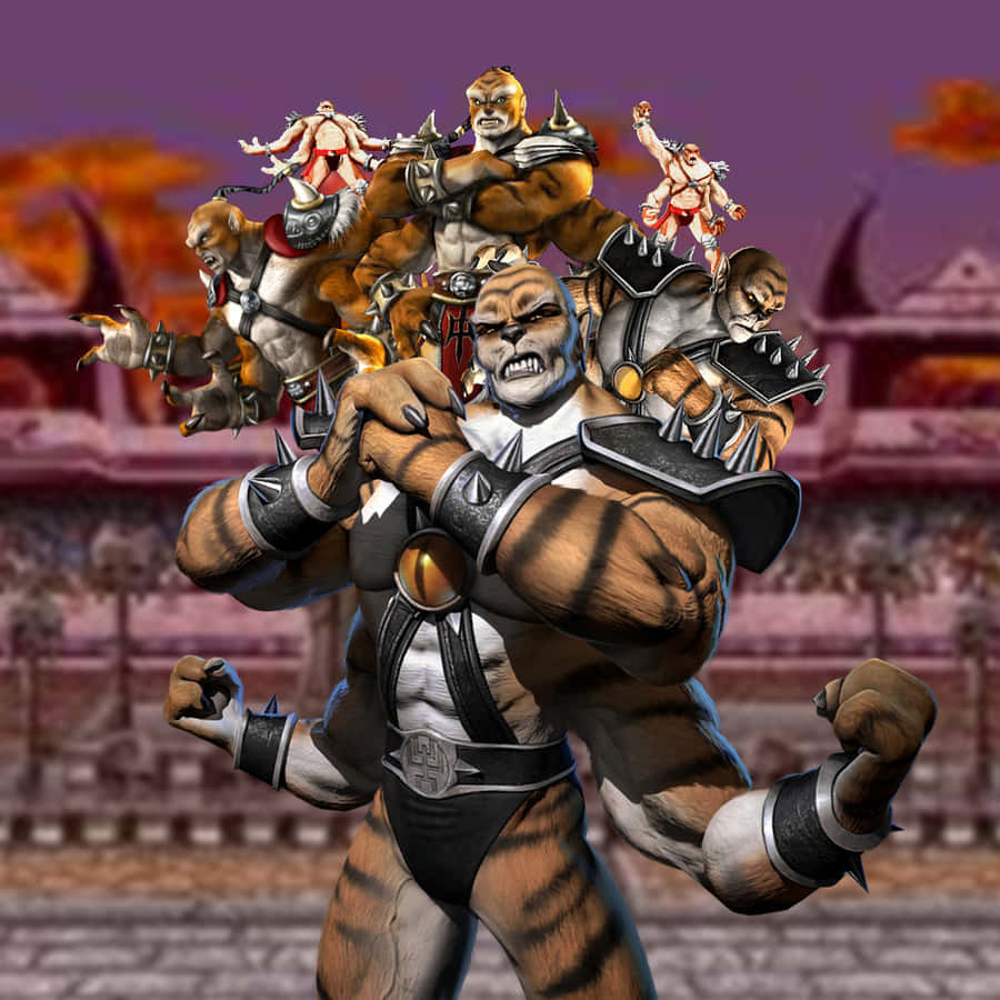 Kintaro, The Ferocious Half-human, Half-tiger From Mortal Kombat Wallpaper