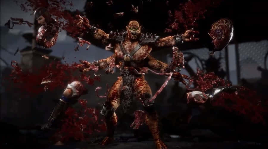 Kintaro, The Mighty Shokan Warrior In Mortal Kombat Wallpaper