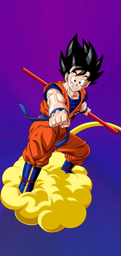 Kintoun Cloud And Son Goku Iphone Wallpaper