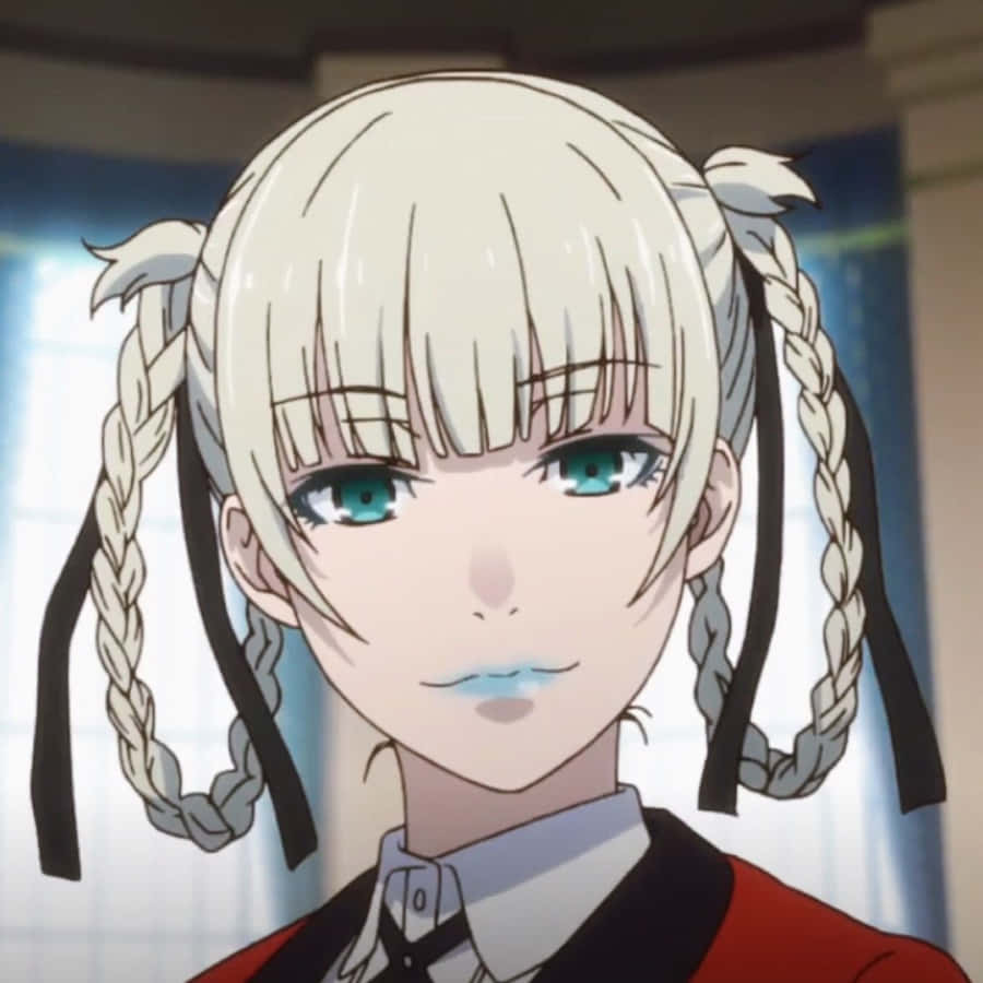 Kirari Momobami, The Compelling Character From Kakegurui Anime Wallpaper