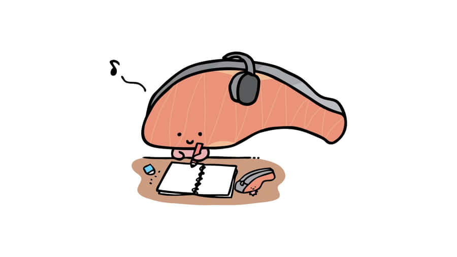 Kirimichan Listening And Writing Wallpaper