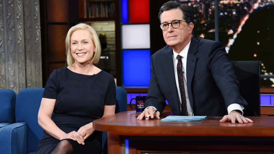 Kirsten Gillibrand Stephen Colbert Wallpaper