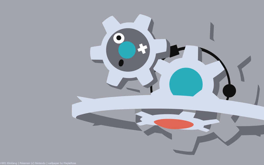 Klinklang Digitial Drawing Wallpaper