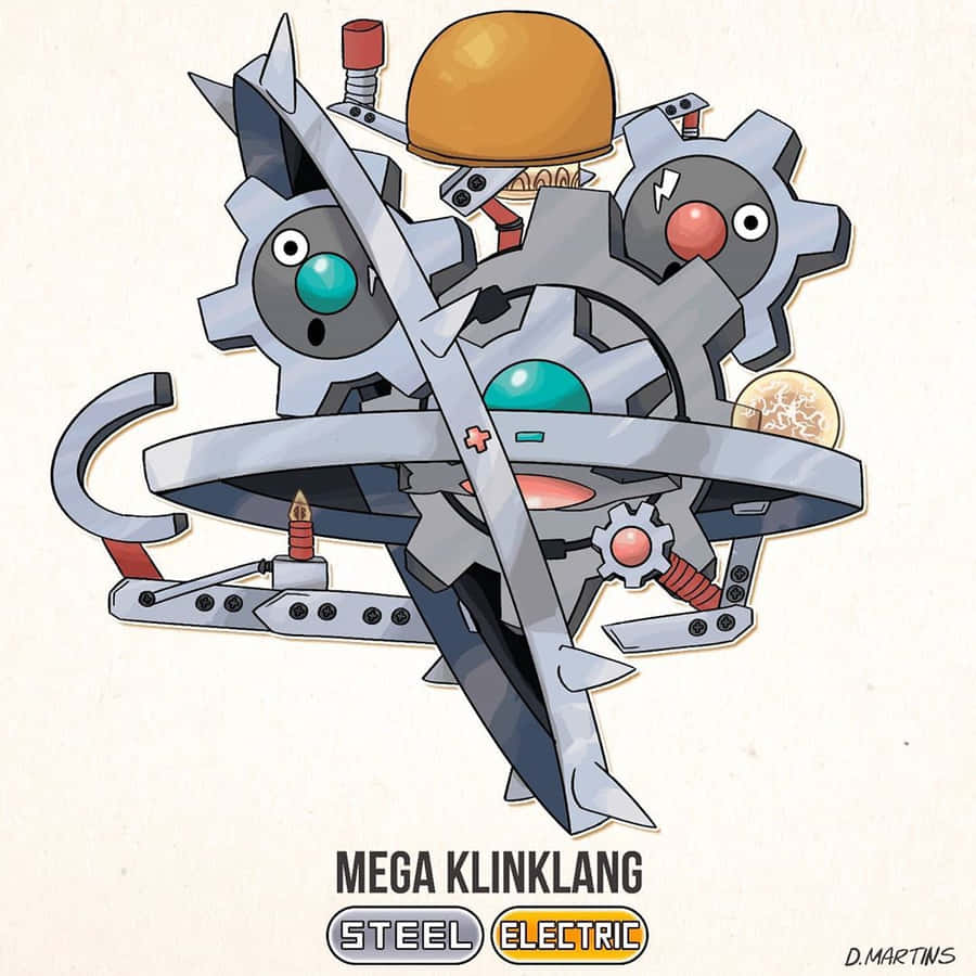 Klinklang Pokemon Design Wallpaper