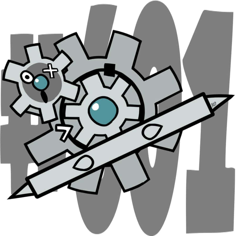 Klinklang Pokemon Number Wallpaper