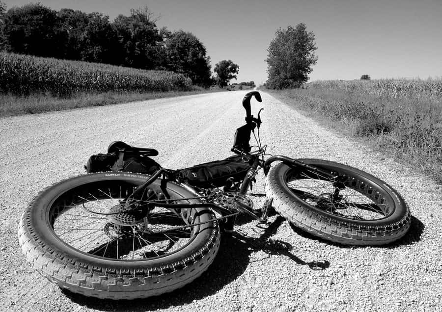 Knocked Over Surly Bike Wallpaper