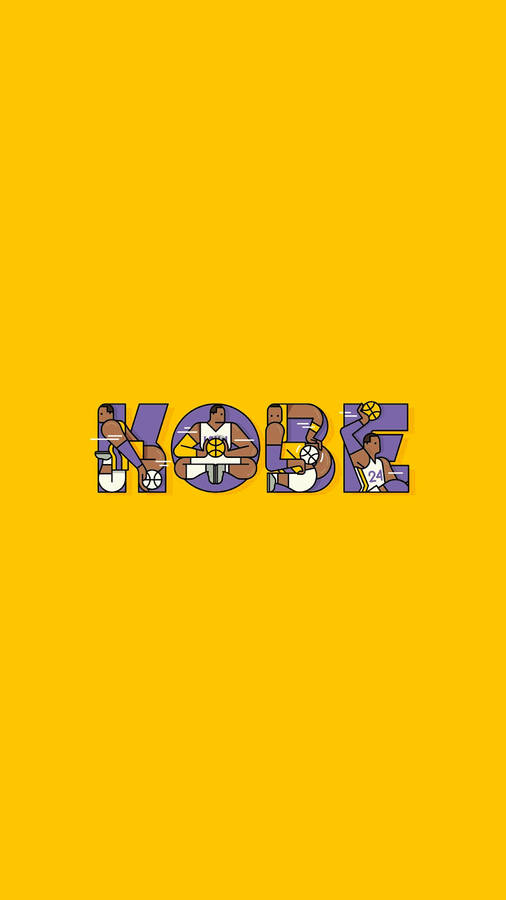 Kobe Bryant Cool Typography Wallpaper