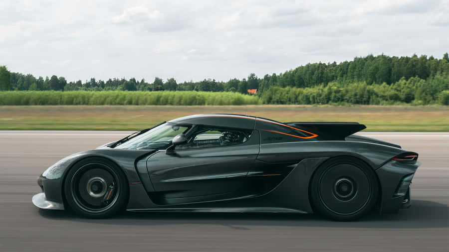 Koenigsegg Jesko Speed Run Wallpaper
