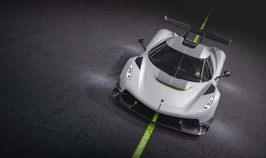 Koenigsegg Jesko Top View Wallpaper